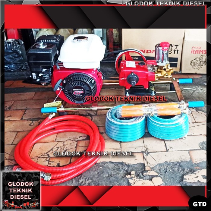 STEAM MOTOR MESIN CUCI MOTOR & MOBIL HONDA GP SIAP PAKAI SATU SET ORI