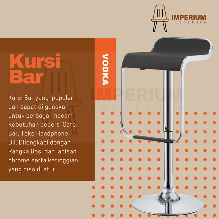 Kursi Bar / Bar Stoll / Kursi Bar Tinggi / Kursi Konter HP Tinggi