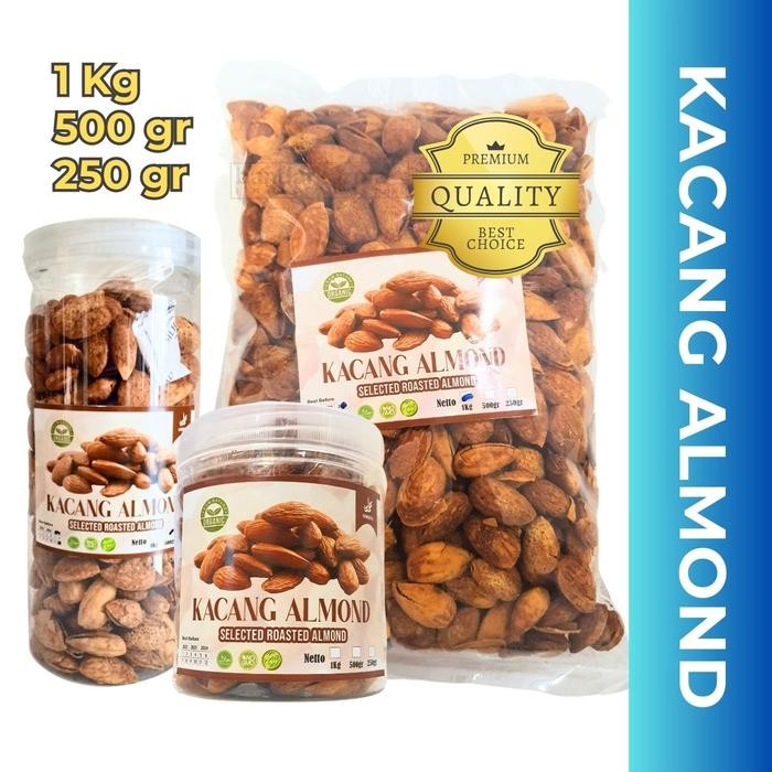 

Kacang Almond Asli Original Ibu Hamil Menyusui Camilan Food Tidak arab Spearmint Refill Pouch