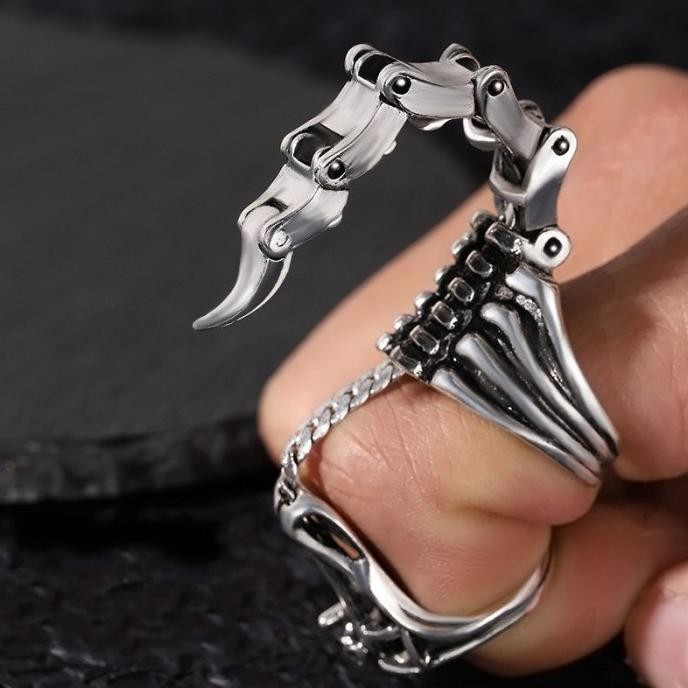 SALE CINCIN KALAJENGKING CINCIN SCORPION GAYA VINTAGE PUNK GOTHIC ROCK