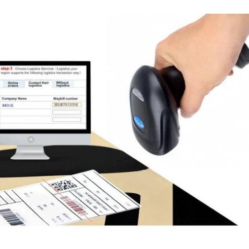 Alat Scan Barcode Wireless Laser Barcode Scanner Bluetooth Support Pc