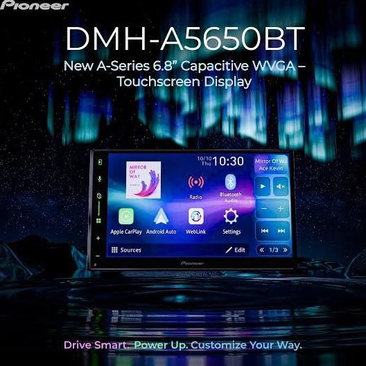 Miliki Pioneer Dmh-A5650Bt - Head Unit 7" Wireless Apple Carplay, Android Auto