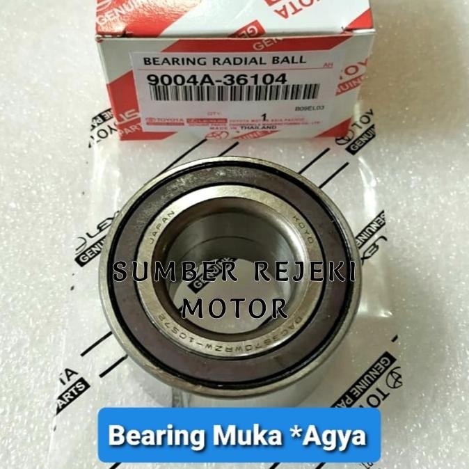 BEARING RODA DEPAN AGYA/AYLA LAHAR RODA DEPAN AGYA/AYLA