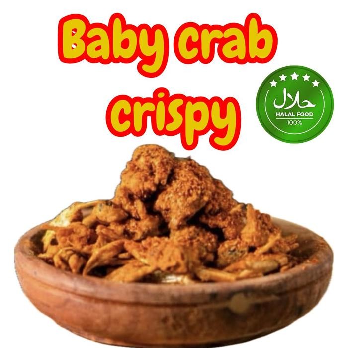 

FREE ONGKIR Kripik Baby Crab Krispy Cemilan Lauk Renyah 250 gram/ Baby Crab Pedas Daun Jeruk /Baby