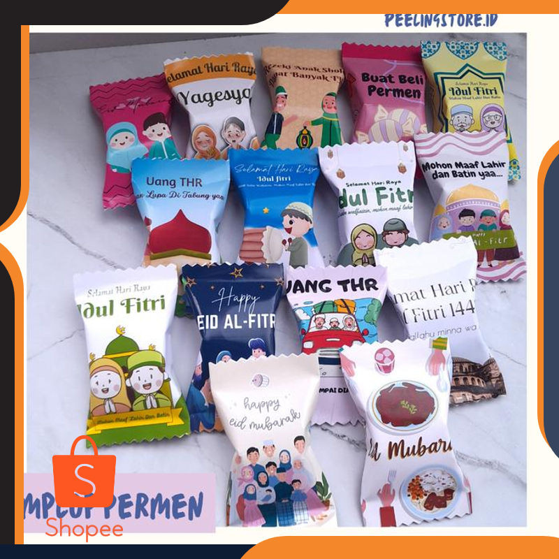 

Promo 10pcs Angpau Lebaran Bentuk Permen Kertas - A.Pr- 10 pcs Elegan