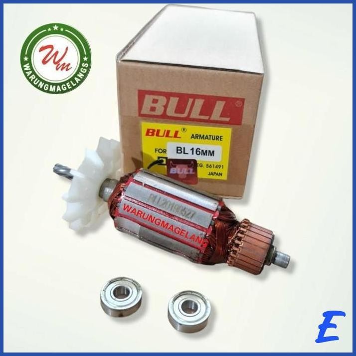 | WUN | ARMATURE ANGKER FOR MESIN BOR TANGAN 16MM BULL BL16MM BL16 BL 16