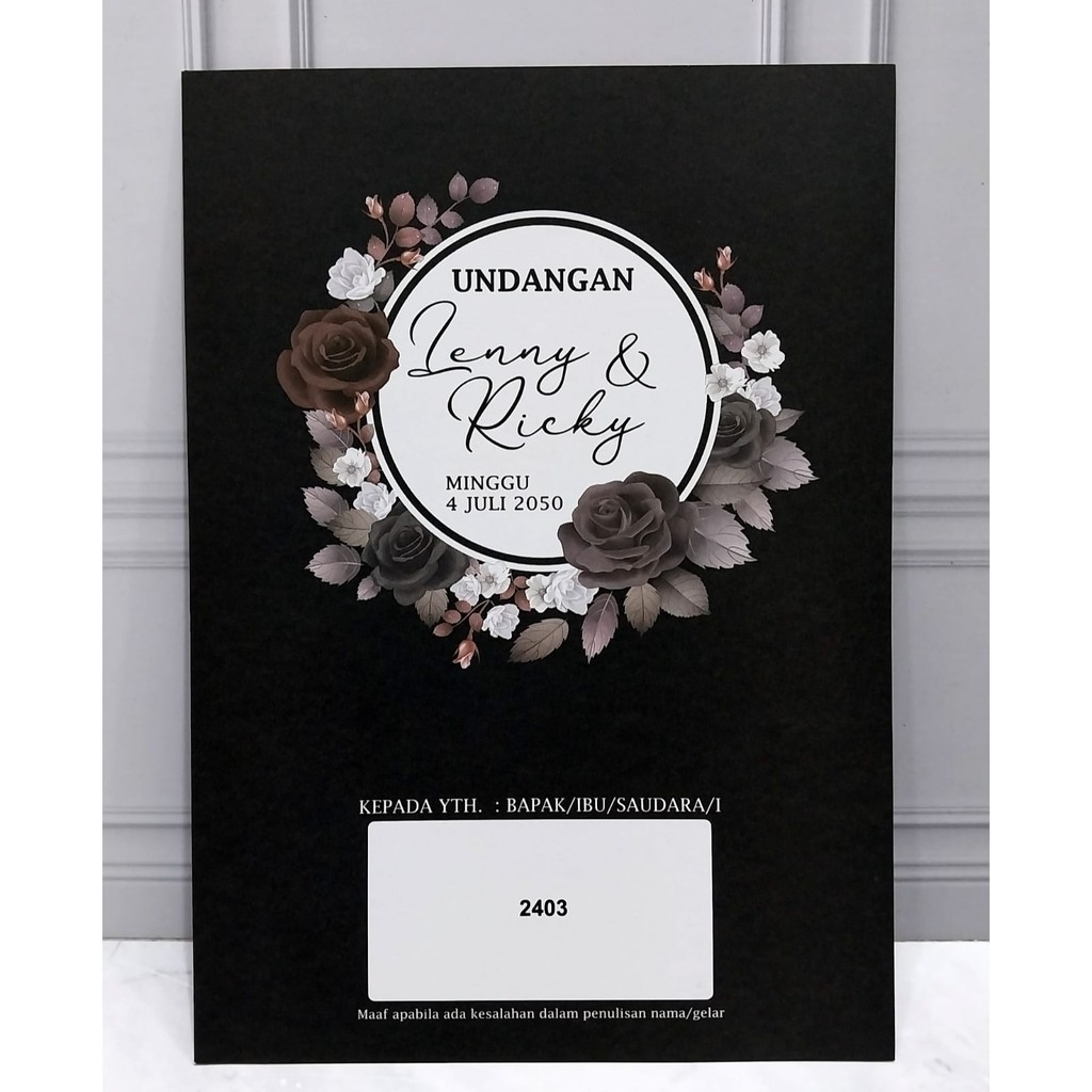 Blangko Undangan Erba Kosong 2403