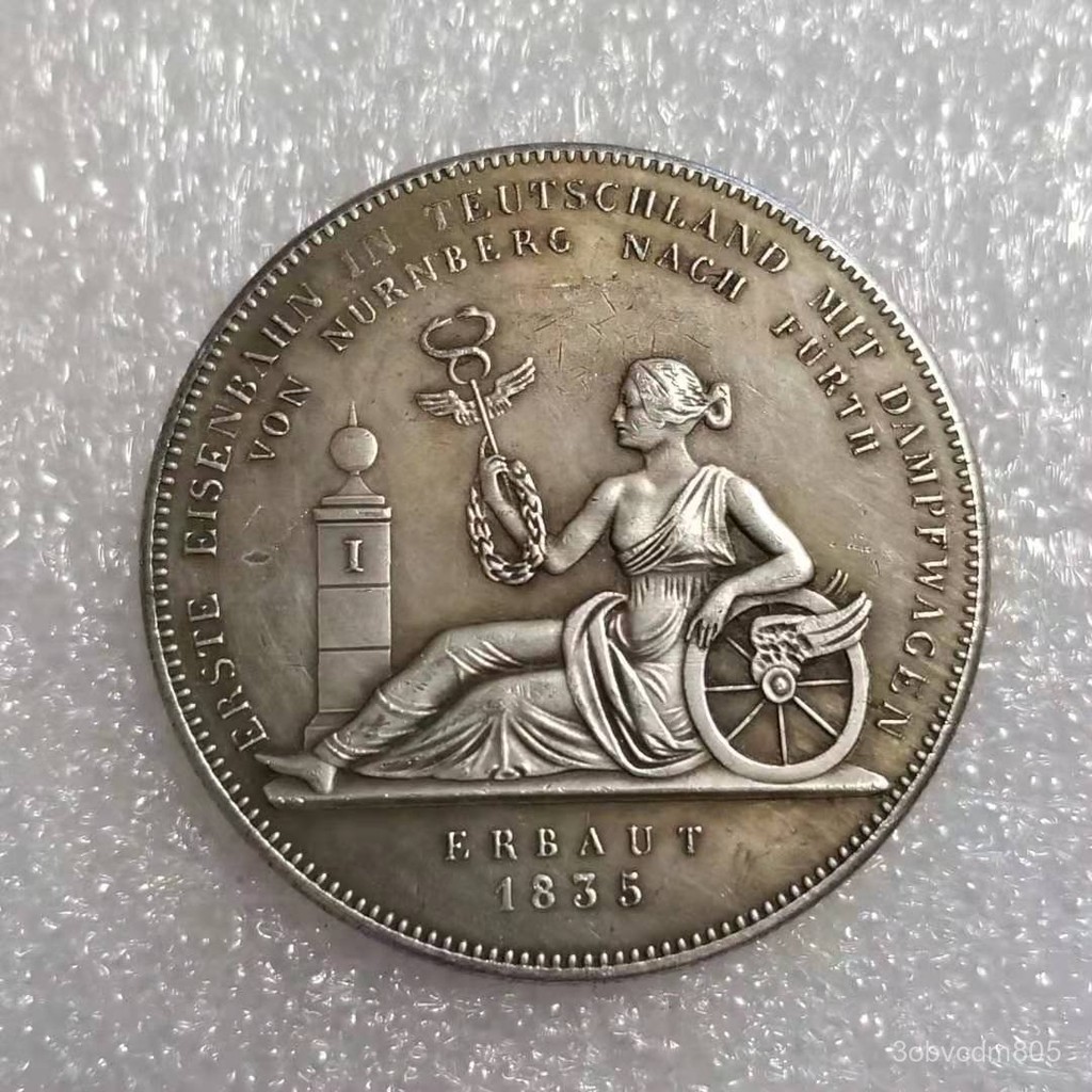 Kerajinan Tangan1835Bahan Kuningan Koin Peringatan Perak Jerman1530