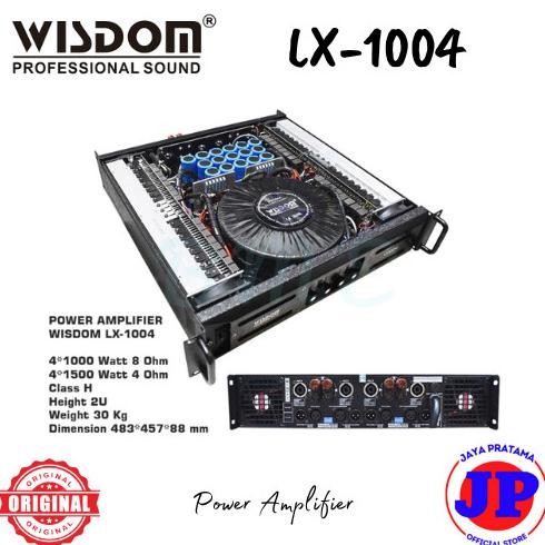 Wisdom Lx1004 Power Amplifier Original Resmi Lx-1004 New Stok