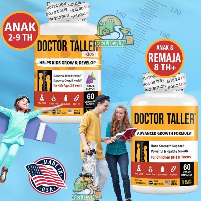 Ready Nubest Doctor Taller, Anak 2+, 8 tahun+ Peninggi Badan Remaja