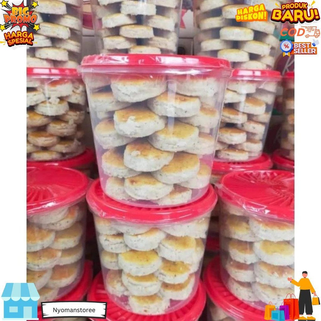 

Kue Kacang,Monde Susu, Lidah Kucing, Nastar Klasik, Ting -Ting Kacang D Ramadhan Sale