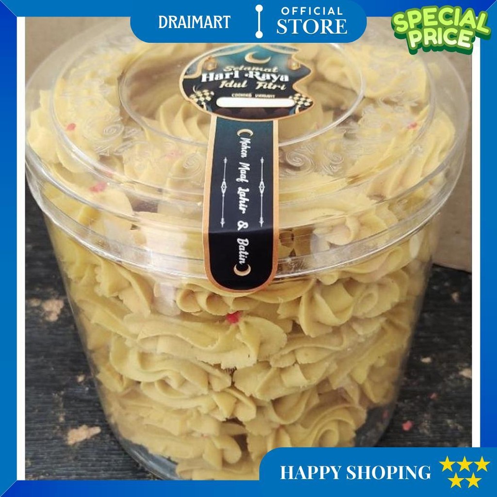 

Aneka Kue Kering Kemasan Toples 1Kg /Cookies Premium D Best Seller