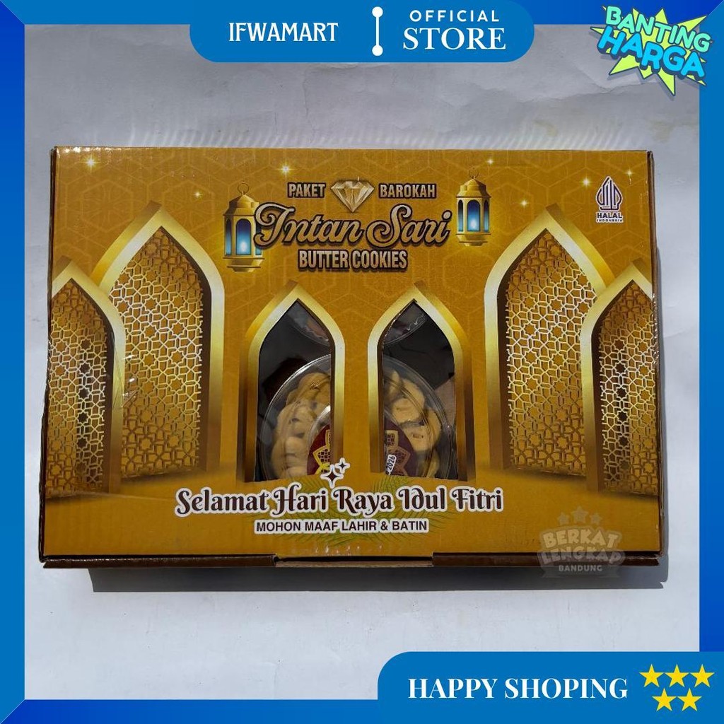 

Paket B Kue Kering Lebaran (Isi 6) D Promo 3.3