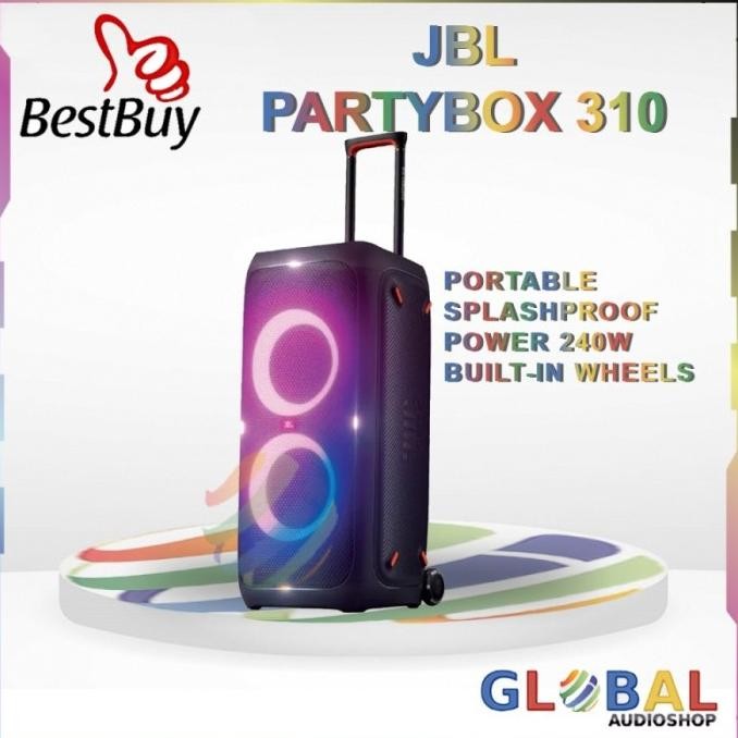 Jbl Partybox 310 Bonus Mic Anysing Mc880 Speaker Partybox310 Karaoke New Stok
