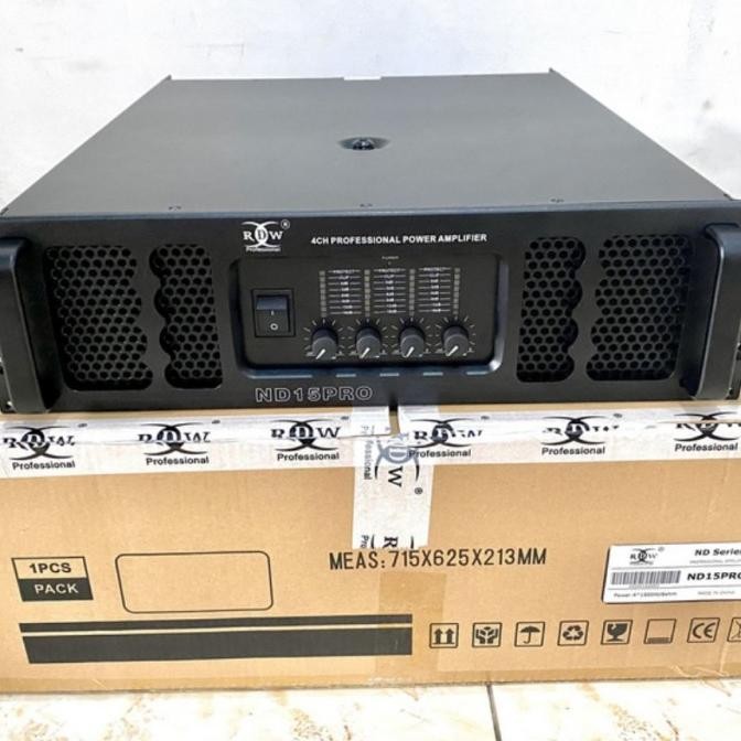 Power Amplifier Rdw Nd15Pro / Nd 15Pro / Nd 15 Pro Original New Stok