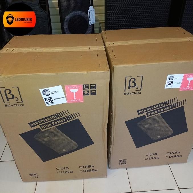 Speaker Aktif Beta3 Ui5A (15 Inch) Original New Stok