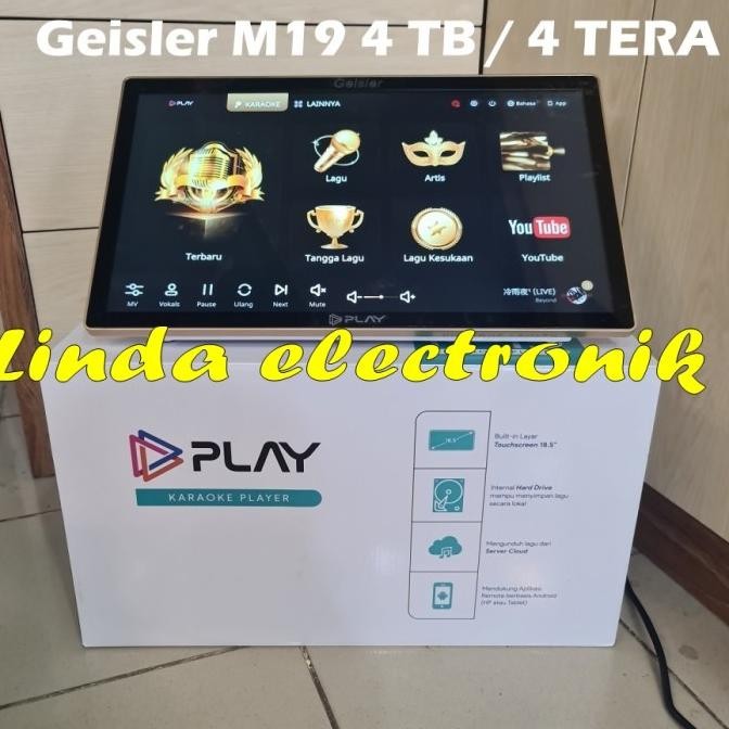 Playe Rmesin Lagu Karaoke Geisler Play M19 Hdd 4Tb Asli +Smart Youtube New Stok
