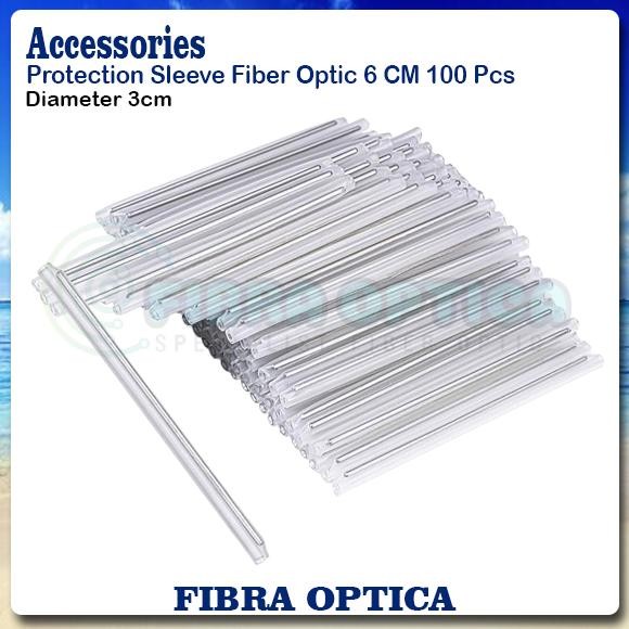 Protection Sleeve Fiber Optic 6Cm|Penyambung Core Fo 100Pcs