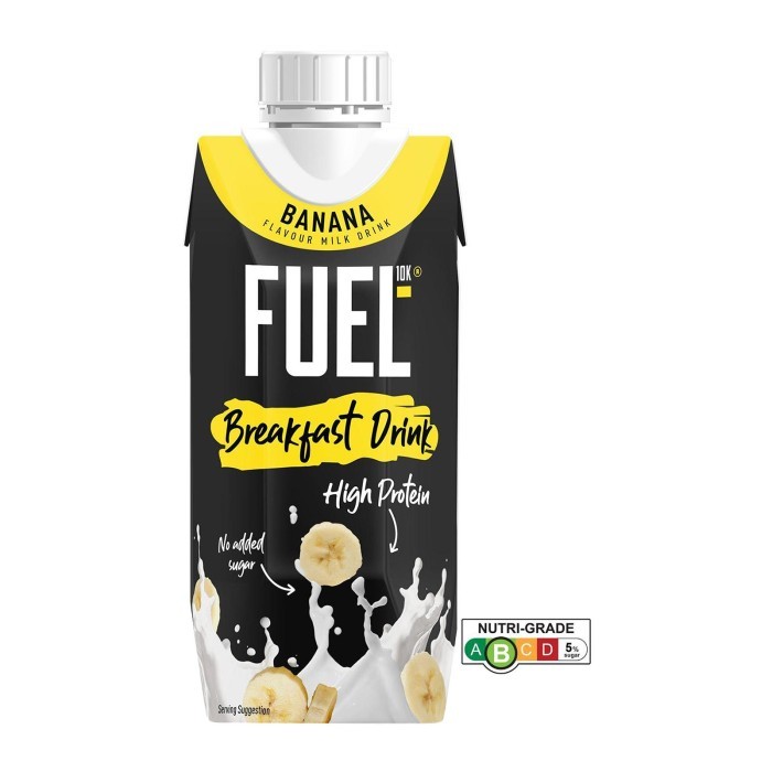 

FUEL10K Banana High Protein Breakfast Milk Gluten Free 330 ml