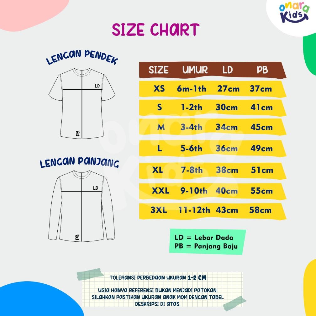 Baju Kaos Anak Custom Lengan Panjang Laki Laki Perempuan - Hampers - Hadiah Ultah