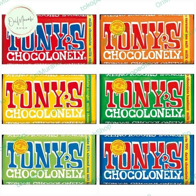 

Terlaris Coklat Tony'S Tonys Chocolonely Caramel Almond Milk Dark Chocolate Ready Stok