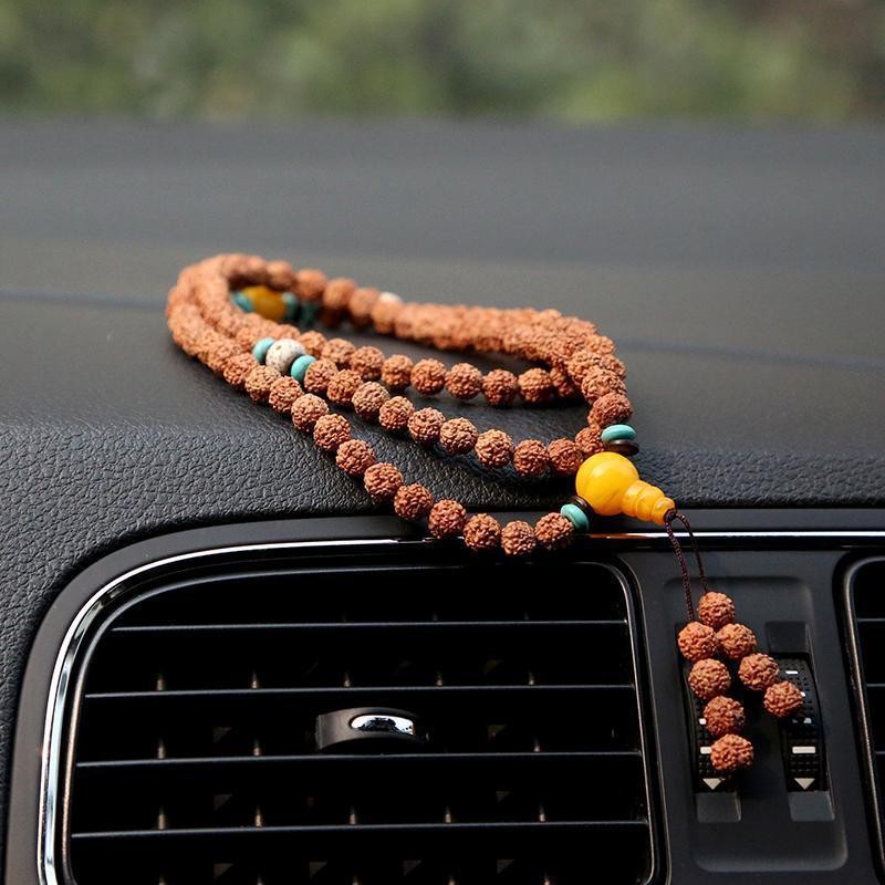 Benih Vajra Bodhi Asli108Manik-manik Bodhi dengan Manik-manik Doa Buddha untuk Permainan Budaya