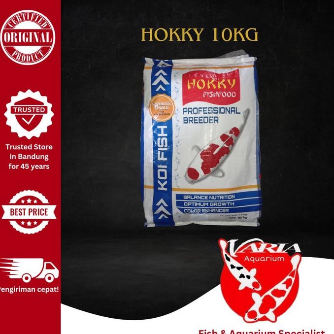 Pakan Ikan Koi Hokky 10kg Pakan Ikan Karungan 10kg