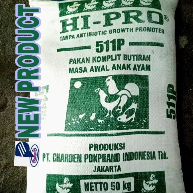 HI-PRO 511P Tanpa Antibiotic Growth Promoter Pakan Ayam. Persak 50kg HARA