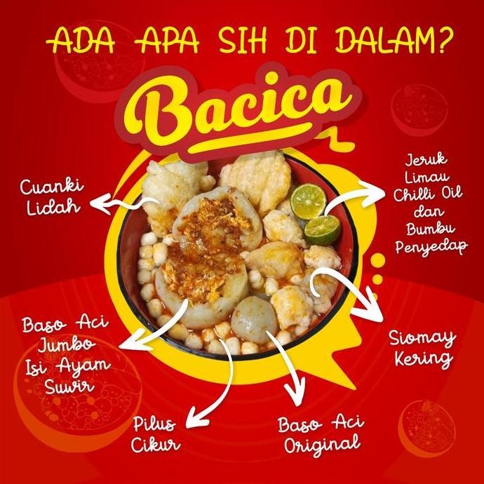 

Terlaris Paket Family Murah Premium Baso Aci Bacica Isi 20 Pack Ayam Food Chili Instan Pedas Kuah Seblak Ready Stok