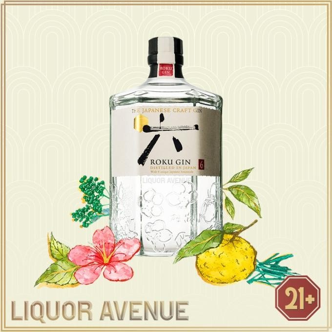 

Produk Baru!! Suntory ROKU GIN Japanese Craft Gin 700 mL