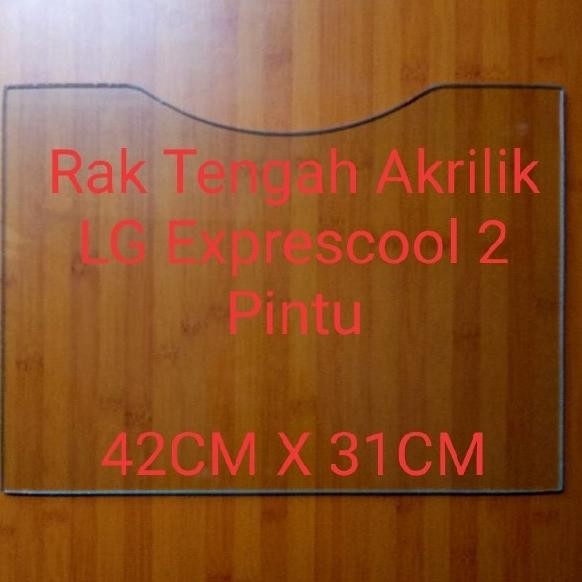 RAK KACA KULKAS LG EXPRESSCOOL 2 PINTU