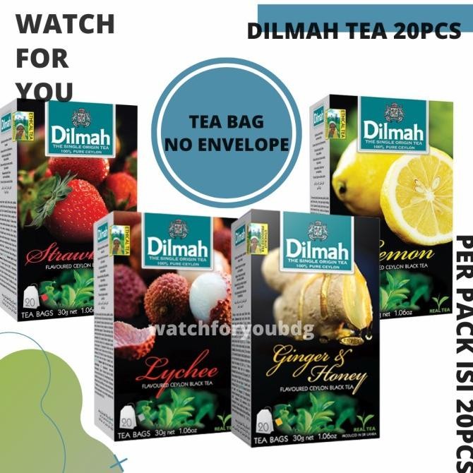 

Produk Baru!! Teh Dilmah Tea Bags Strawberry | Lychee | Lemon | Ginger & Honey
