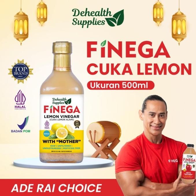 

Produk Baru!! FINEGA CUKA LEMON 500ml Kemasan Kaca