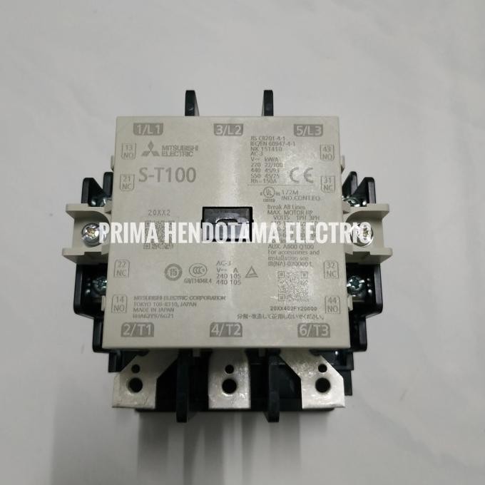 Contactor Mitsubishi ST-100 220V | Contactor ST100 S-T100 ORIGINAL