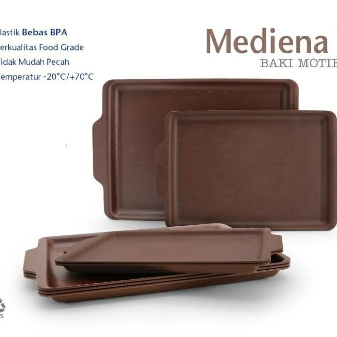 populer] Nampan Onyx | Nampan Kayu Melamin | Nampan Coklat | Nampan Segi Kotak