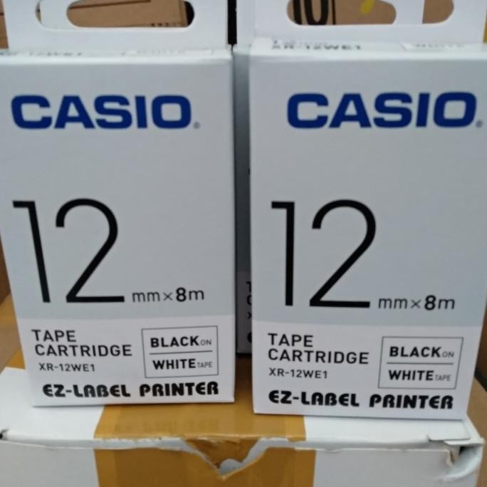 

CO EZ- label printer casio 12 mm black & white ORIGINAL