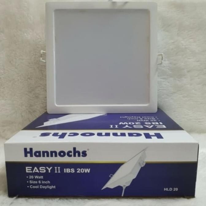 Lampu - Lampu Downlight Led Tanam Kotak Hannochs Easy Ibs 20 Watt Square Kotak
