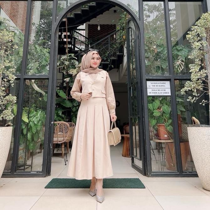 Setelan 4in1 Vest Talia Kekinian