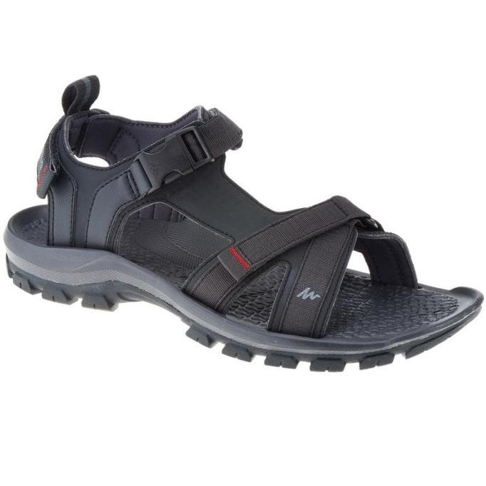 Decathlon Quechua Sandal Gunung Pria Hitam