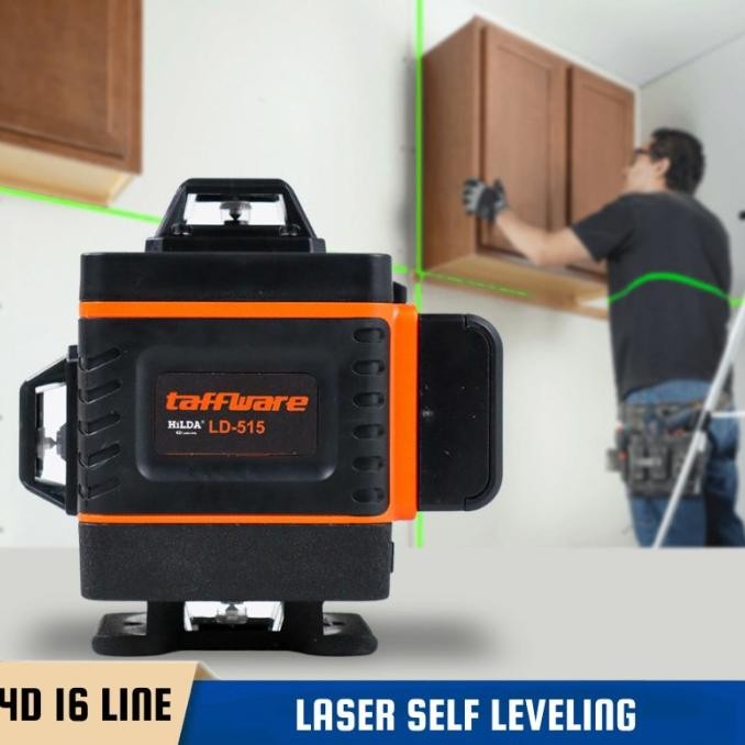 Mesin Laser Level Bangunan Auto Siku Mesin Self Leveling 16 Line