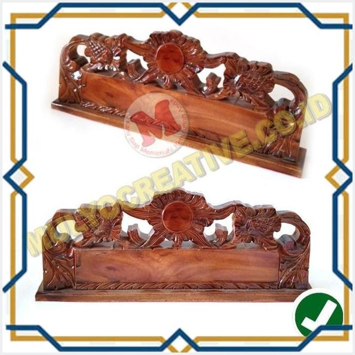 

[MUL] PAPAN NAMA JABATAN PAPAN NAMA MEJA POLOS MODEL UKIR KAYU MURAH