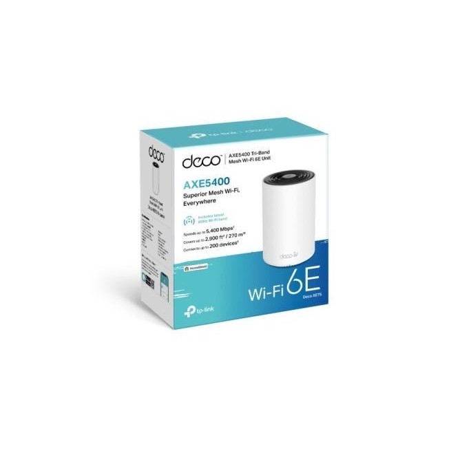 TERBARU - TP Link Deco XE75 Pro - AXE5400 Tri-Band Mesh Wi-Fi 6E System Router [Import US] - 1 Pack