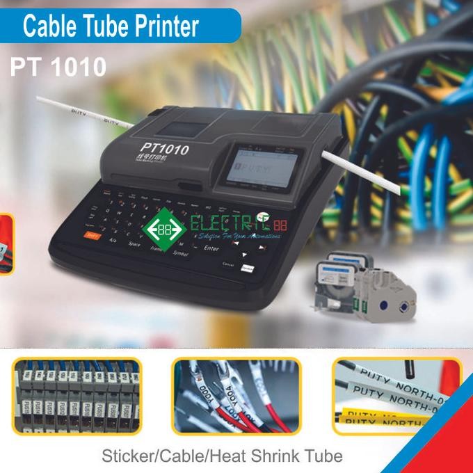 TERBARU - Printer Label Tube Kabel PUTY PT1010