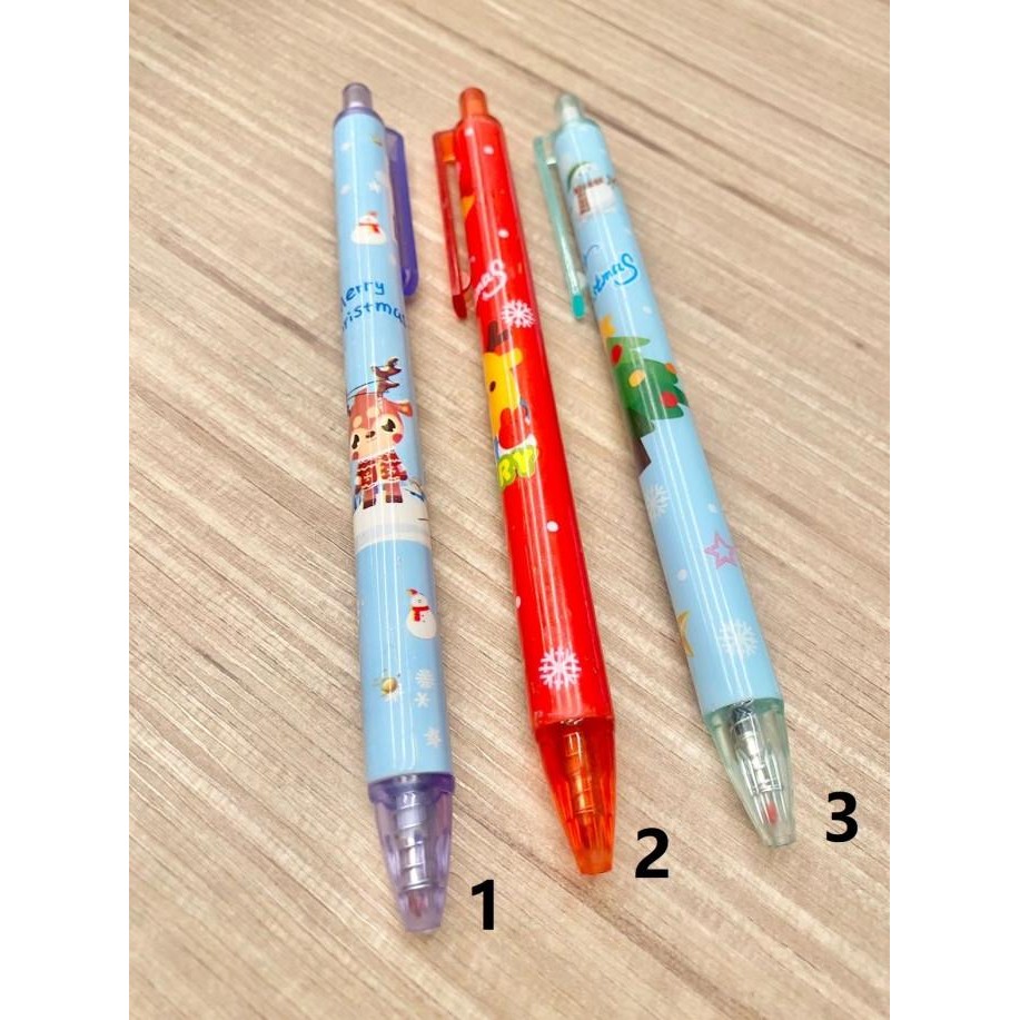 

Kualitas terbaik] Pen gel christmas bolpen natal 1pcs