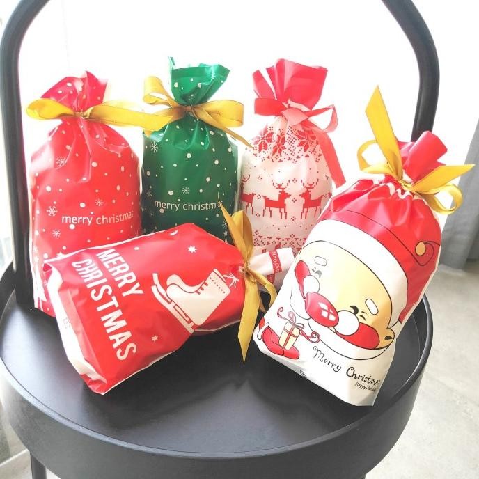 

Sale! Kantong Kue Natal Santa Isi 50 Plastik Kue Natal Murah Kantong Sovenir