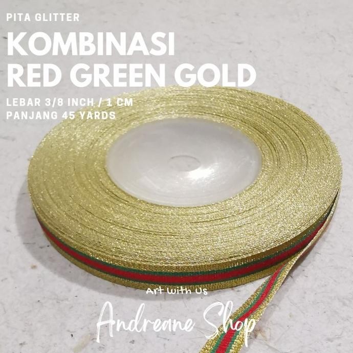 

Sale! Pita Kain Tema Natal Untuk Kado Dekorasi Lebar 3/8 Inch / 1Cm Per Roll