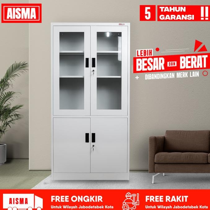 

Lemari Besi/Baja / Lemari Kaca / Lemari File / Filling Cabinet / Nosa