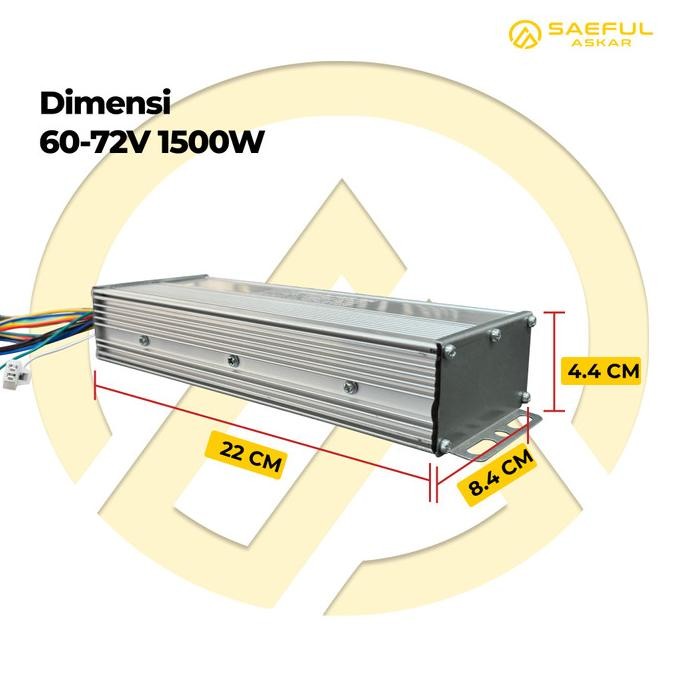 Murah Controller Brushless / Bldc Remotemulti 72V 84V 1500W Motor Listrik