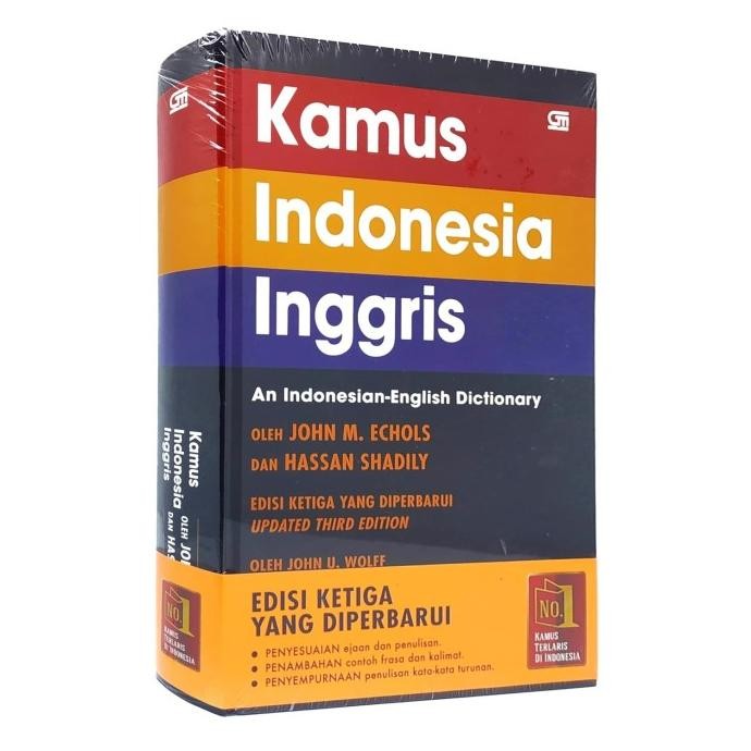 

Terlaris Kamus Indonesia Inggris John M Echols Hard Cover Original Ready Stok