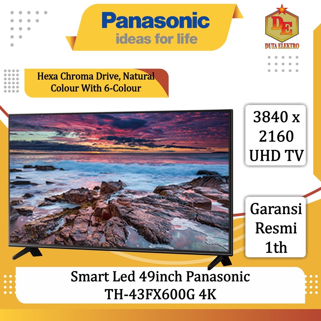 Smart Led 49inch Panasonic TH 43 FX 600 G 4K TV